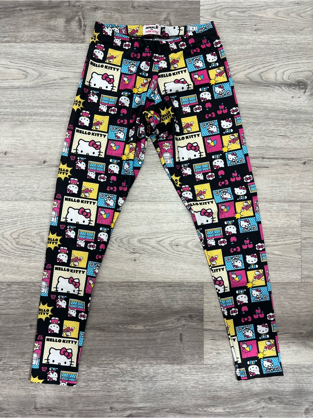 RARE 2012 JapanLA x Hello Kitty Comic Leggings Y2K Sanrio S